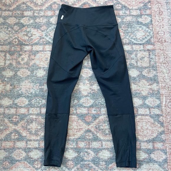 Zella Autumn High Waist Moto Ankle Leggings - Black - Small - Picture 6 of 10